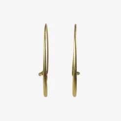 18k small snake hoops