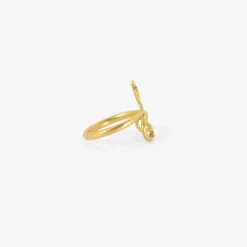18k small snake ring, size 7