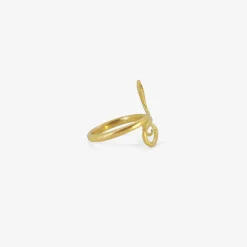 18k small snake ring, size 6 1/4