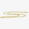 22k solo chain with fibula clasp