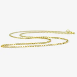22k solo chain with fibula clasp