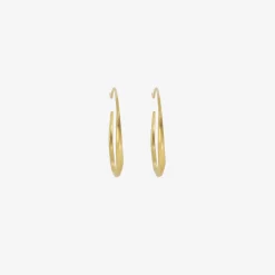 18k spiral hoops