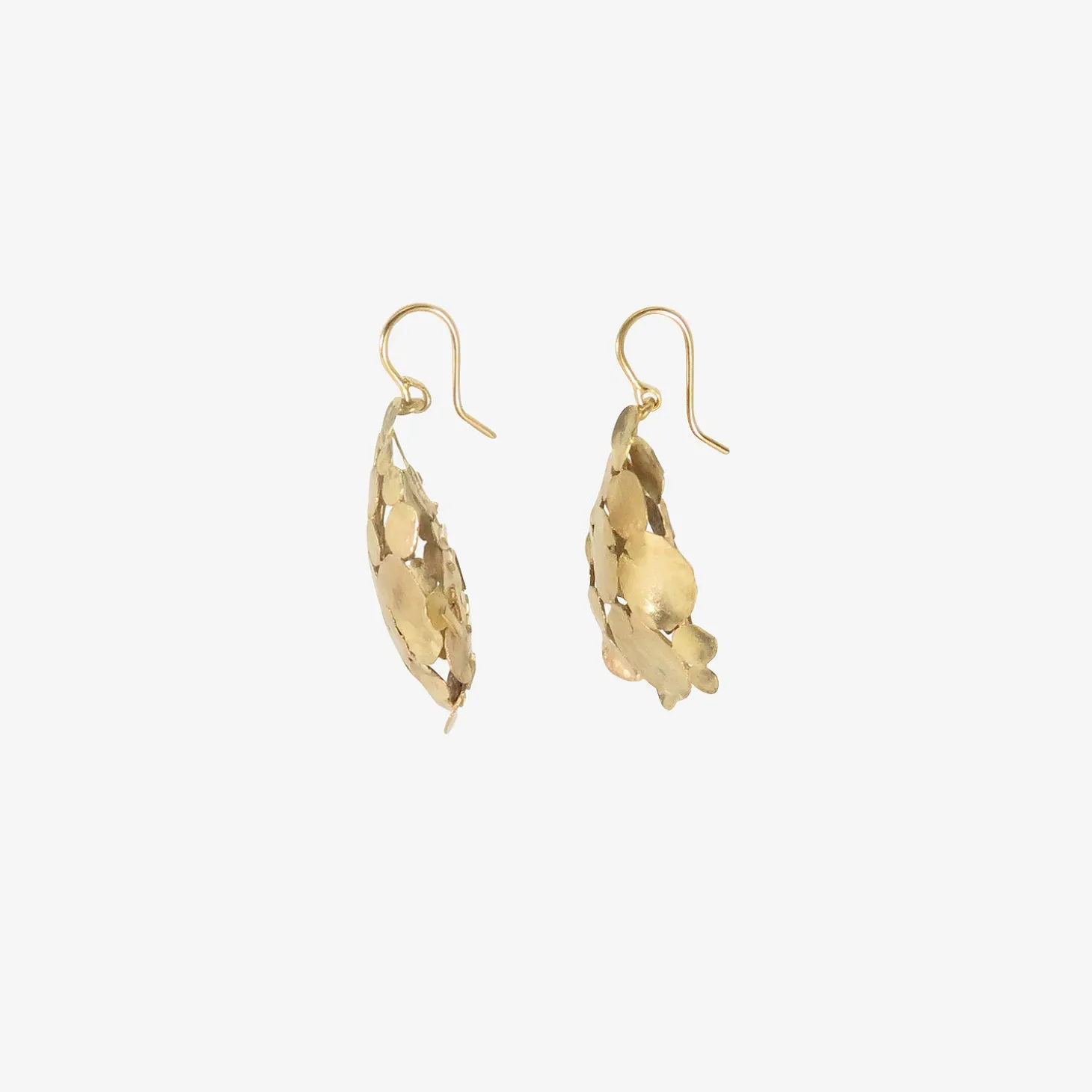 18k squash earrings