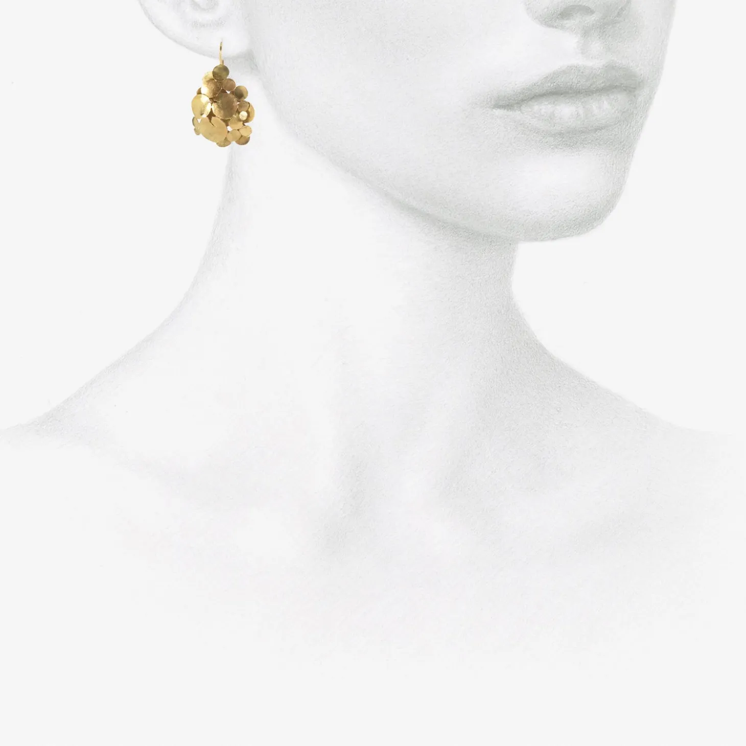 18k squash earrings