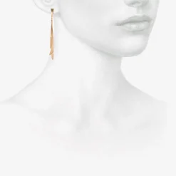 14k three tassel sail earrings on posts