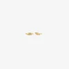 14k tiny slug studs