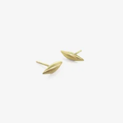 18k tiny slug studs