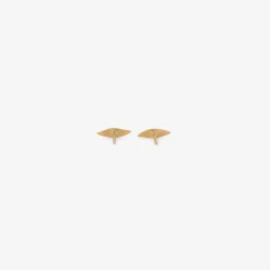 14k tiny slug studs