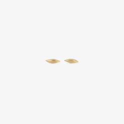 14k tiny slug studs