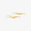 18k tiny wings earrings