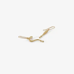 18k tiny wtf!? earrings