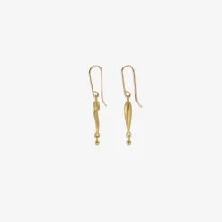 18k tiny wtf!? earrings