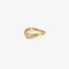 22k wave ring with marquis diamond, .20ct