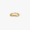 22k wave ring with marquis diamond, .11ct