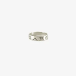 14k white gold latin inscription band – ‘carpe diem’ – seize the day