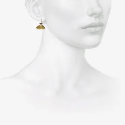18k yellow gold & black diamond moth wings