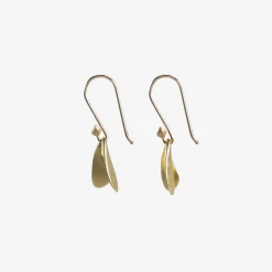 18k yellow gold fly wings