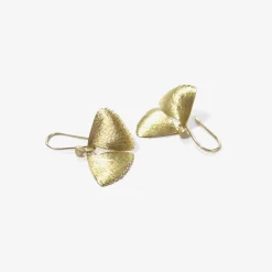 18k yellow gold moth wings