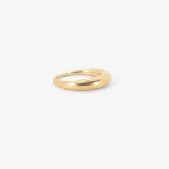 14k yellow gold ring, size 7 3/4