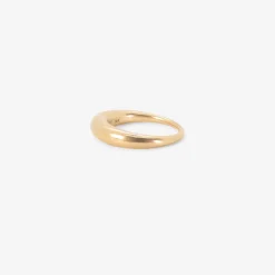 14k yellow gold ring, size 7 3/4