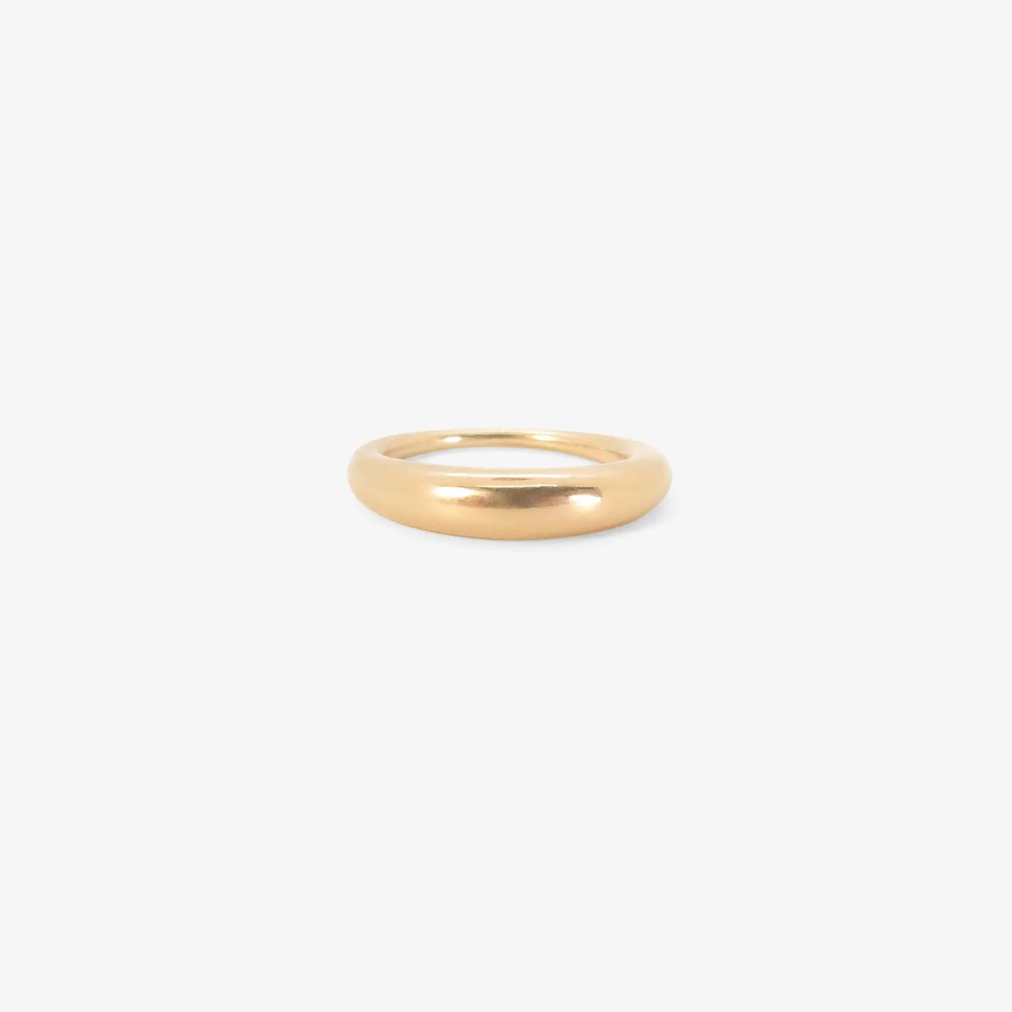 14k yellow gold ring, size 7 3/4