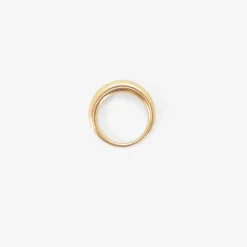 14k yellow gold ring, size 7 3/4