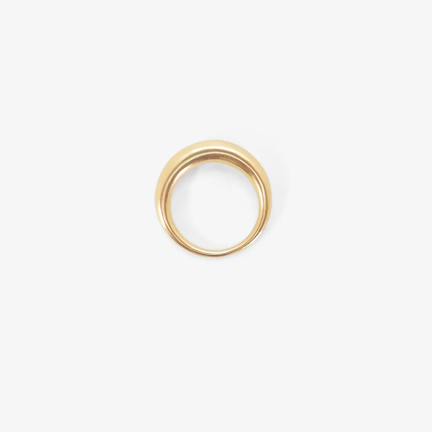 14k yellow gold ring, size 7 3/4