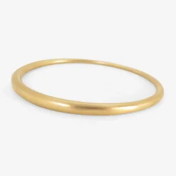 14k yellow gold skinny bangle