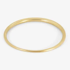 14k yellow gold skinny bangle