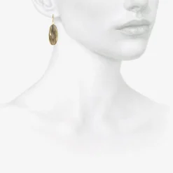 lola brooks 18k & elongated oval labradorite drop earrings, 10.07ct