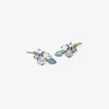 silver & quadruple moonstone earrings with opal drops