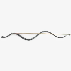 small oxidized bronze straight snake pin