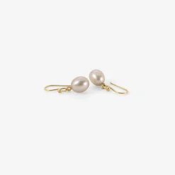 small pink pearl earrings