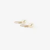 small white pearl earrings