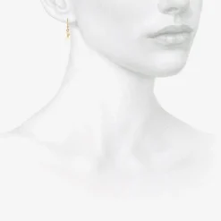 small white pearl earrings