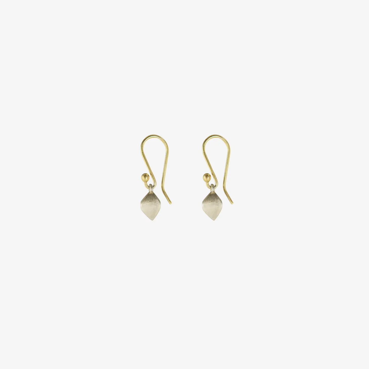sterling silver buckwheat groat earrings