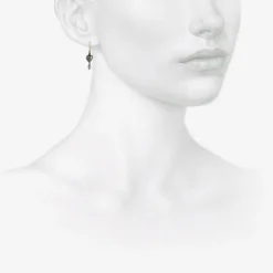 sterling silver buckwheat & groat earrings