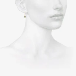 sterling silver buckwheat groat earrings