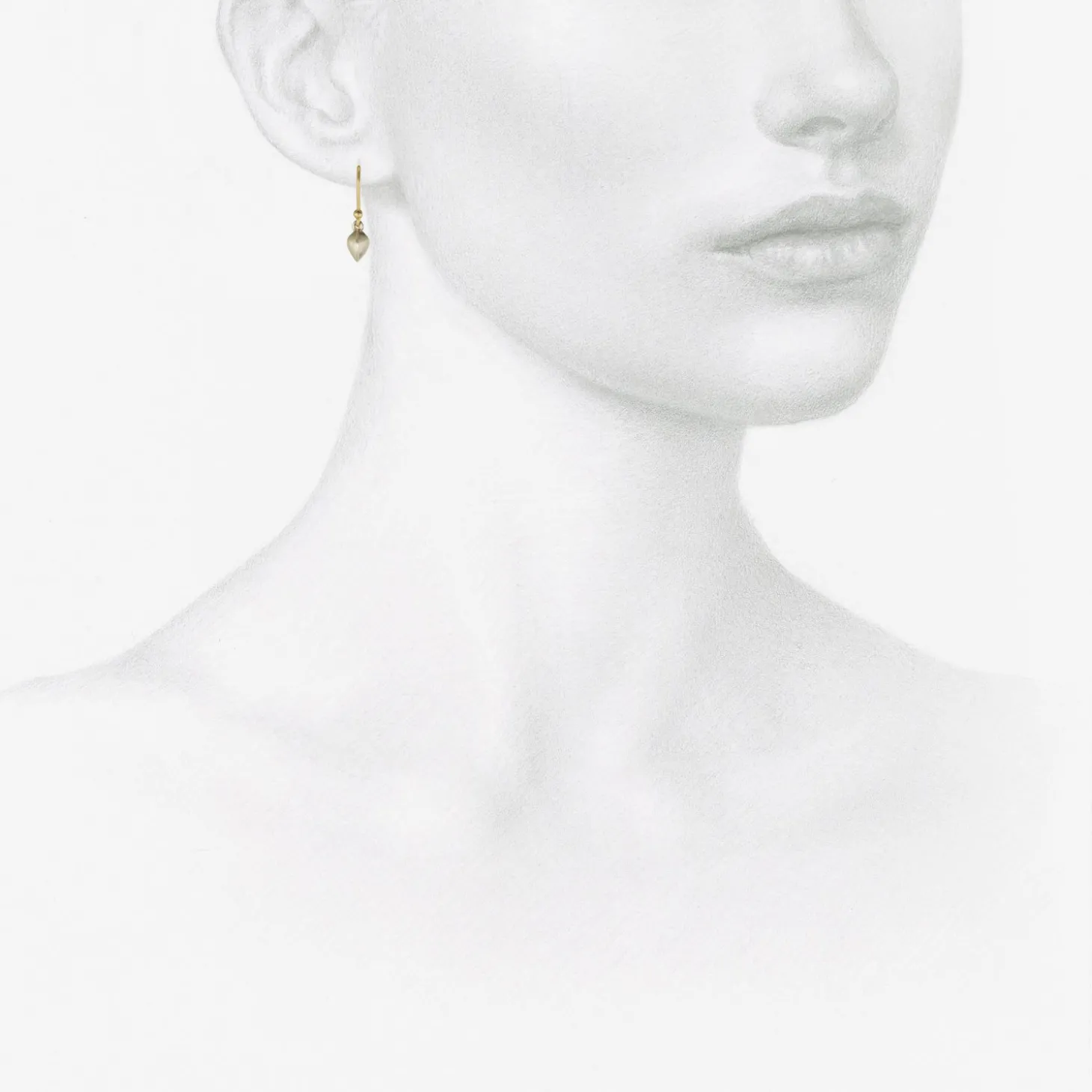 sterling silver buckwheat groat earrings