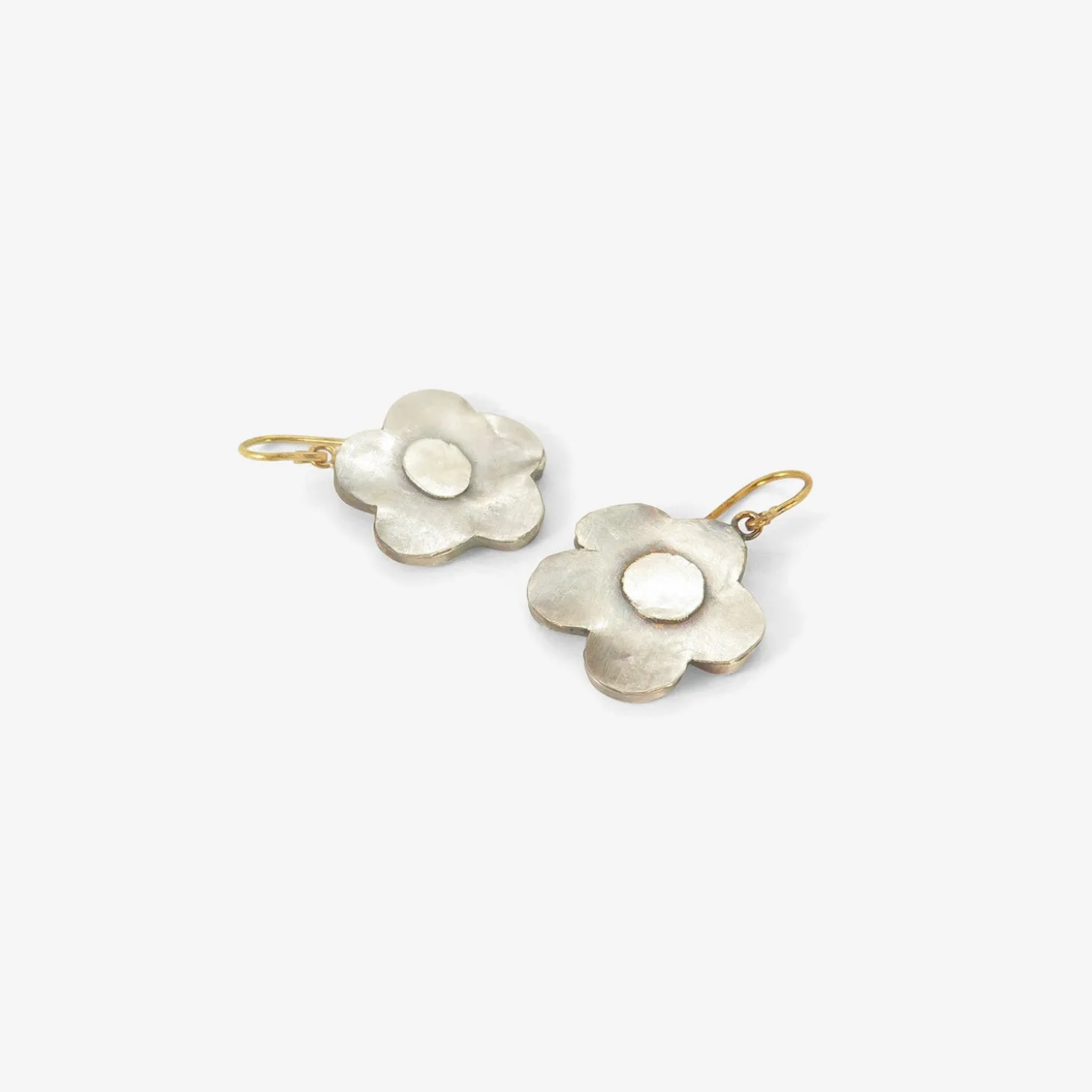 sterling silver cherry blossom earrings