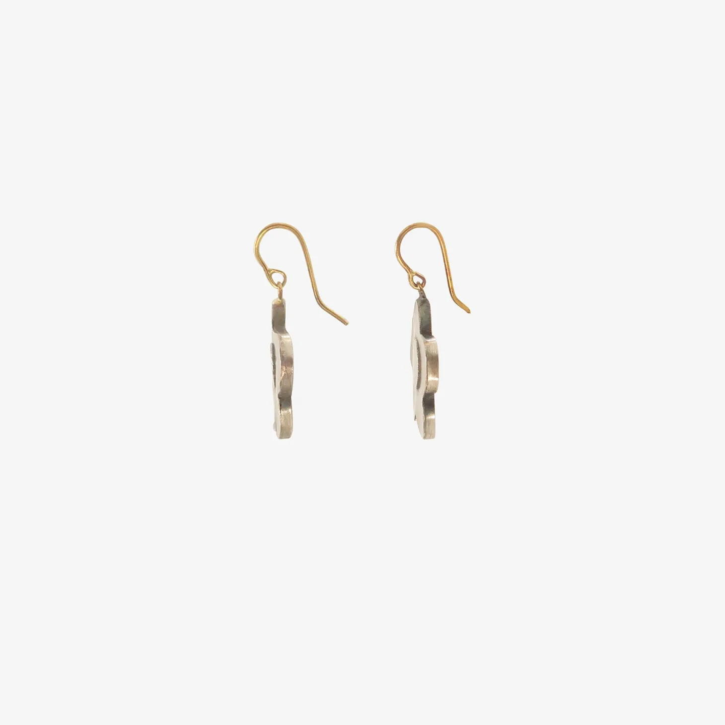 sterling silver cherry blossom earrings