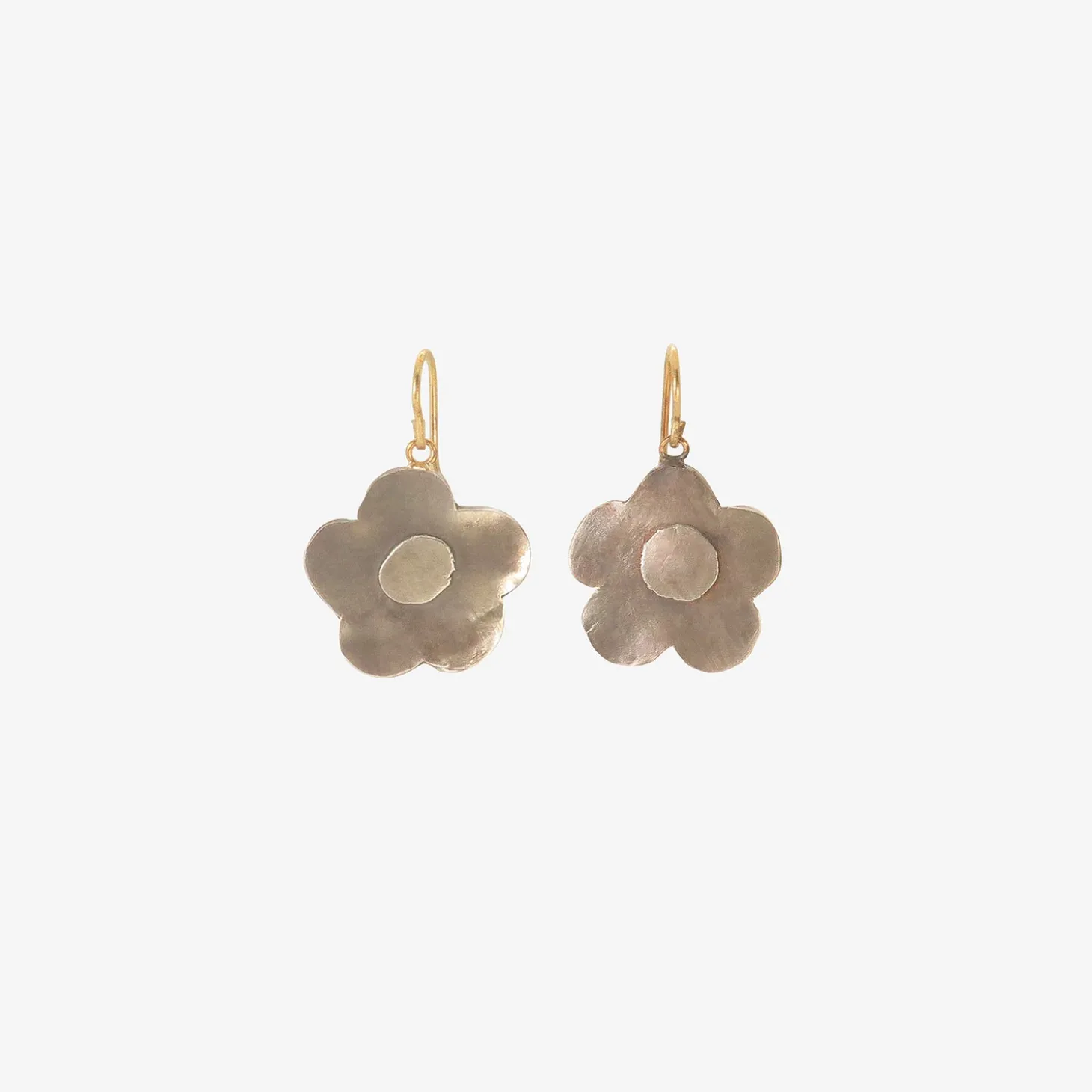 sterling silver cherry blossom earrings