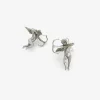 sterling silver cupid earrings