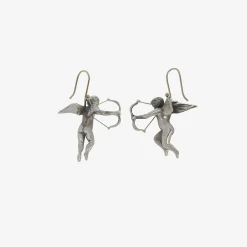 sterling silver cupid earrings