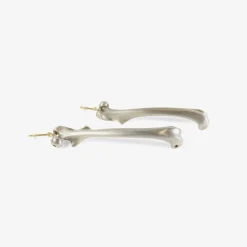sterling silver femur earrings
