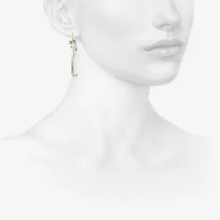sterling silver femur earrings