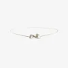 sterling silver two snail shell necklace, 20"